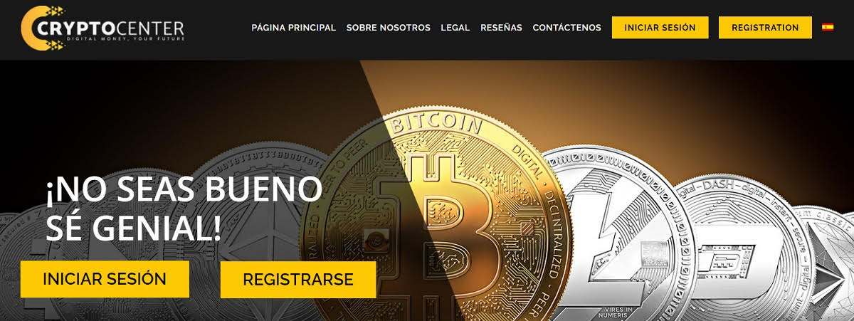 Crypto Center homepage