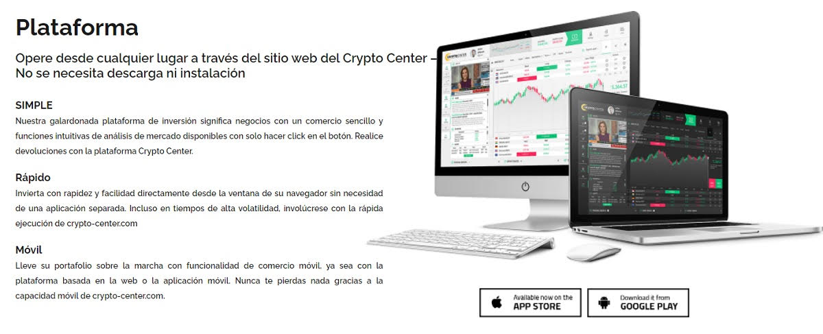 Crypto Center website